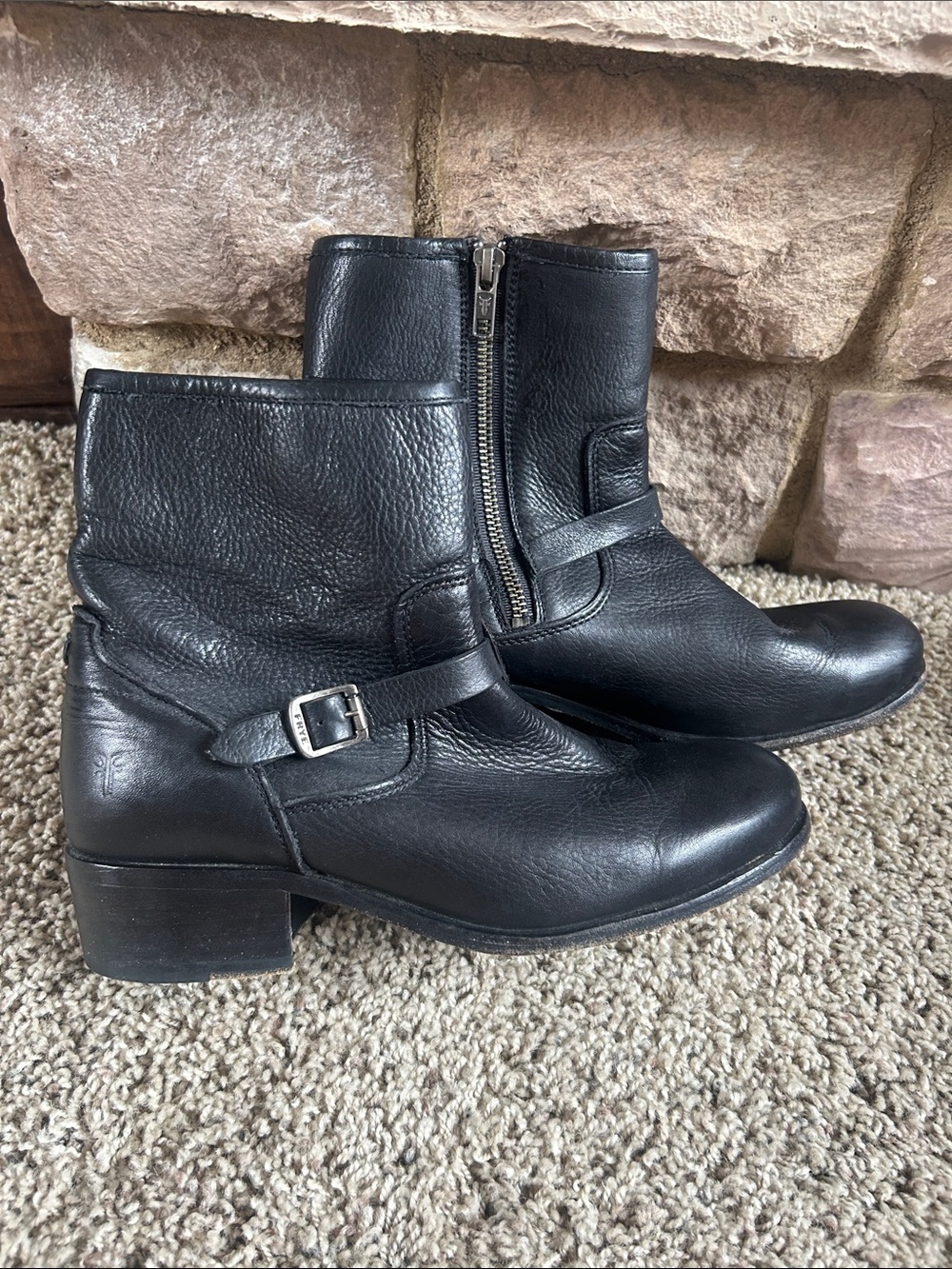 Frye Lynn Strap Short Boots